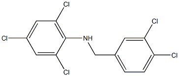 2,4,6-trichloro-N-[(3,4-dichlorophenyl)methyl]aniline