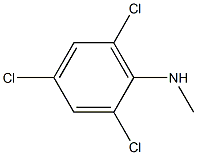 2,4,6-trichloro-N-methylaniline Struktur