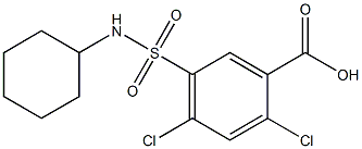 2,4-dichloro-5-(cyclohexylsulfamoyl)benzoic acid|