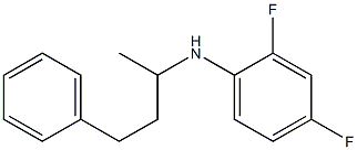 2,4-difluoro-N-(4-phenylbutan-2-yl)aniline,,结构式