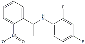 2,4-difluoro-N-[1-(2-nitrophenyl)ethyl]aniline