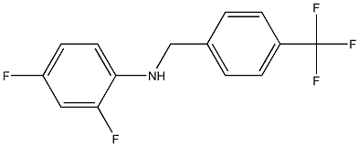 2,4-difluoro-N-{[4-(trifluoromethyl)phenyl]methyl}aniline
