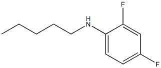 2,4-difluoro-N-pentylaniline Structure