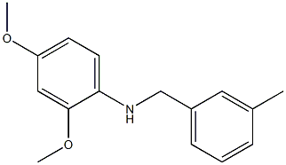 2,4-dimethoxy-N-[(3-methylphenyl)methyl]aniline