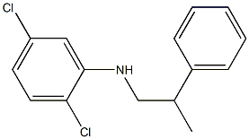 2,5-dichloro-N-(2-phenylpropyl)aniline Structure