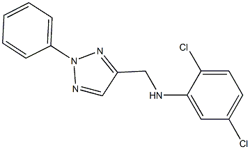 2,5-dichloro-N-[(2-phenyl-2H-1,2,3-triazol-4-yl)methyl]aniline,,结构式