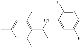 2,5-difluoro-N-[1-(2,4,6-trimethylphenyl)ethyl]aniline