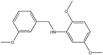 2,5-dimethoxy-N-[(3-methoxyphenyl)methyl]aniline
