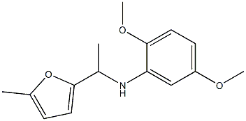 2,5-dimethoxy-N-[1-(5-methylfuran-2-yl)ethyl]aniline