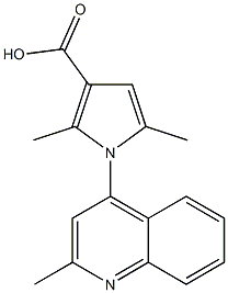 2,5-dimethyl-1-(2-methylquinolin-4-yl)-1H-pyrrole-3-carboxylic acid|