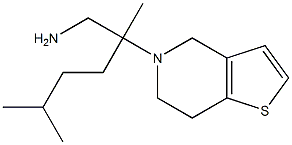 2,5-dimethyl-2-{4H,5H,6H,7H-thieno[3,2-c]pyridin-5-yl}hexan-1-amine Structure
