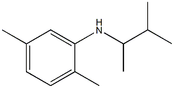 2,5-dimethyl-N-(3-methylbutan-2-yl)aniline Struktur