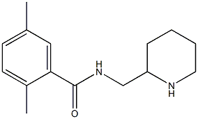 2,5-dimethyl-N-(piperidin-2-ylmethyl)benzamide Structure