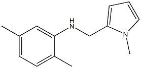 2,5-dimethyl-N-[(1-methyl-1H-pyrrol-2-yl)methyl]aniline Struktur