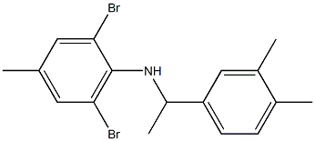  2,6-dibromo-N-[1-(3,4-dimethylphenyl)ethyl]-4-methylaniline