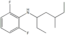 2,6-difluoro-N-(5-methylheptan-3-yl)aniline 结构式