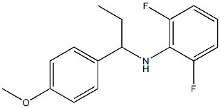 2,6-difluoro-N-[1-(4-methoxyphenyl)propyl]aniline