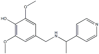  2,6-dimethoxy-4-({[1-(pyridin-4-yl)ethyl]amino}methyl)phenol