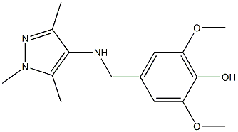2,6-dimethoxy-4-{[(1,3,5-trimethyl-1H-pyrazol-4-yl)amino]methyl}phenol