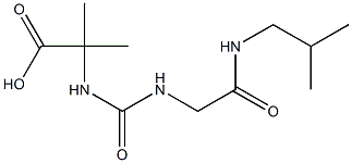 2-[({[2-(isobutylamino)-2-oxoethyl]amino}carbonyl)amino]-2-methylpropanoic acid|