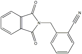 2-[(1,3-dioxo-1,3-dihydro-2H-isoindol-2-yl)methyl]benzonitrile Structure