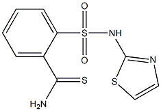 2-[(1,3-thiazol-2-ylamino)sulfonyl]benzenecarbothioamide Struktur