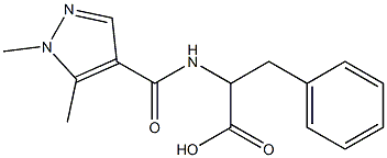  2-[(1,5-dimethyl-1H-pyrazol-4-yl)formamido]-3-phenylpropanoic acid