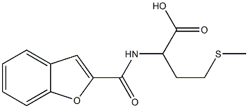 2-[(1-benzofuran-2-ylcarbonyl)amino]-4-(methylthio)butanoic acid,,结构式