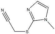 2-[(1-methyl-1H-imidazol-2-yl)sulfanyl]acetonitrile Structure