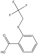 2-[(2,2,2-trifluoroethyl)thio]benzoic acid,,结构式