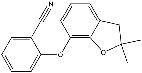  2-[(2,2-dimethyl-2,3-dihydro-1-benzofuran-7-yl)oxy]benzonitrile