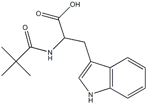 2-[(2,2-dimethylpropanoyl)amino]-3-(1H-indol-3-yl)propanoic acid