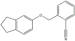 2-[(2,3-dihydro-1H-inden-5-yloxy)methyl]benzonitrile