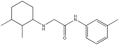 2-[(2,3-dimethylcyclohexyl)amino]-N-(3-methylphenyl)acetamide|