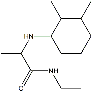 2-[(2,3-dimethylcyclohexyl)amino]-N-ethylpropanamide Structure
