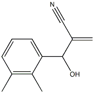 2-[(2,3-dimethylphenyl)(hydroxy)methyl]prop-2-enenitrile,,结构式