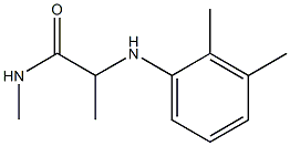 2-[(2,3-dimethylphenyl)amino]-N-methylpropanamide Structure