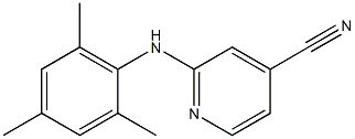  2-[(2,4,6-trimethylphenyl)amino]pyridine-4-carbonitrile