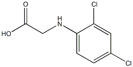 2-[(2,4-dichlorophenyl)amino]acetic acid Structure