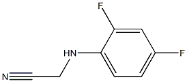 2-[(2,4-difluorophenyl)amino]acetonitrile 结构式