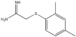 2-[(2,4-dimethylphenyl)sulfanyl]ethanimidamide Structure