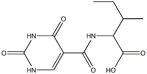 2-[(2,4-dioxo-1,2,3,4-tetrahydropyrimidin-5-yl)formamido]-3-methylpentanoic acid