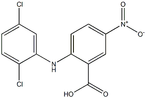 2-[(2,5-dichlorophenyl)amino]-5-nitrobenzoic acid Structure