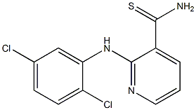 2-[(2,5-dichlorophenyl)amino]pyridine-3-carbothioamide Structure