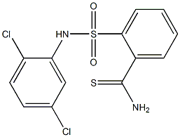 2-[(2,5-dichlorophenyl)sulfamoyl]benzene-1-carbothioamide