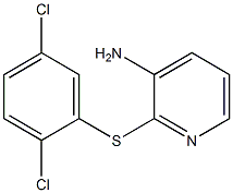 2-[(2,5-dichlorophenyl)sulfanyl]pyridin-3-amine 化学構造式
