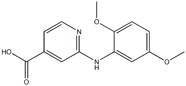2-[(2,5-dimethoxyphenyl)amino]pyridine-4-carboxylic acid
