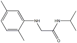 2-[(2,5-dimethylphenyl)amino]-N-(propan-2-yl)acetamide 结构式