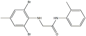 2-[(2,6-dibromo-4-methylphenyl)amino]-N-(2-methylphenyl)acetamide