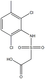 2-[(2,6-dichloro-3-methylphenyl)sulfamoyl]acetic acid